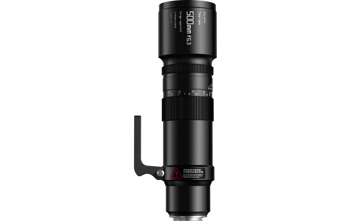 TTArtisan F50063-B-E Teleobjektiv – 500 mm f/6,3 – für Sony E-Mount – Vollformat – 82 mm Filter