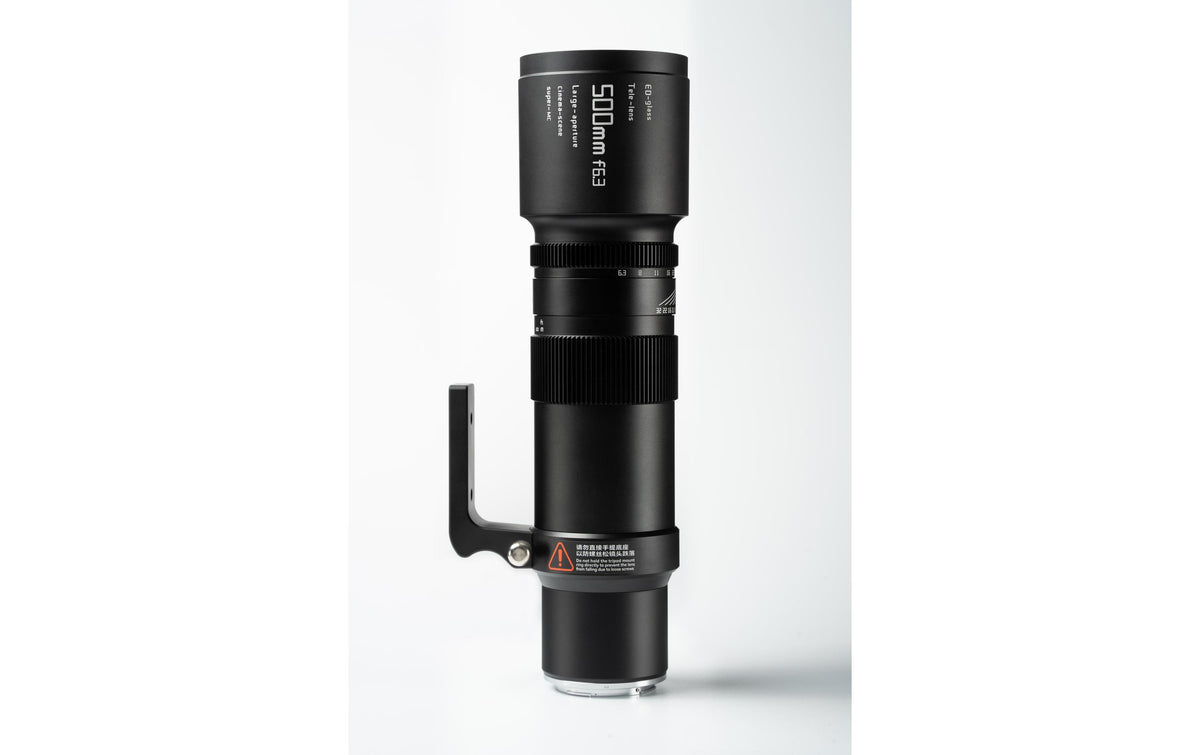 TTArtisan F50063-B-E Teleobjektiv – 500 mm f/6,3 – für Sony E-Mount – Vollformat – 82 mm Filter