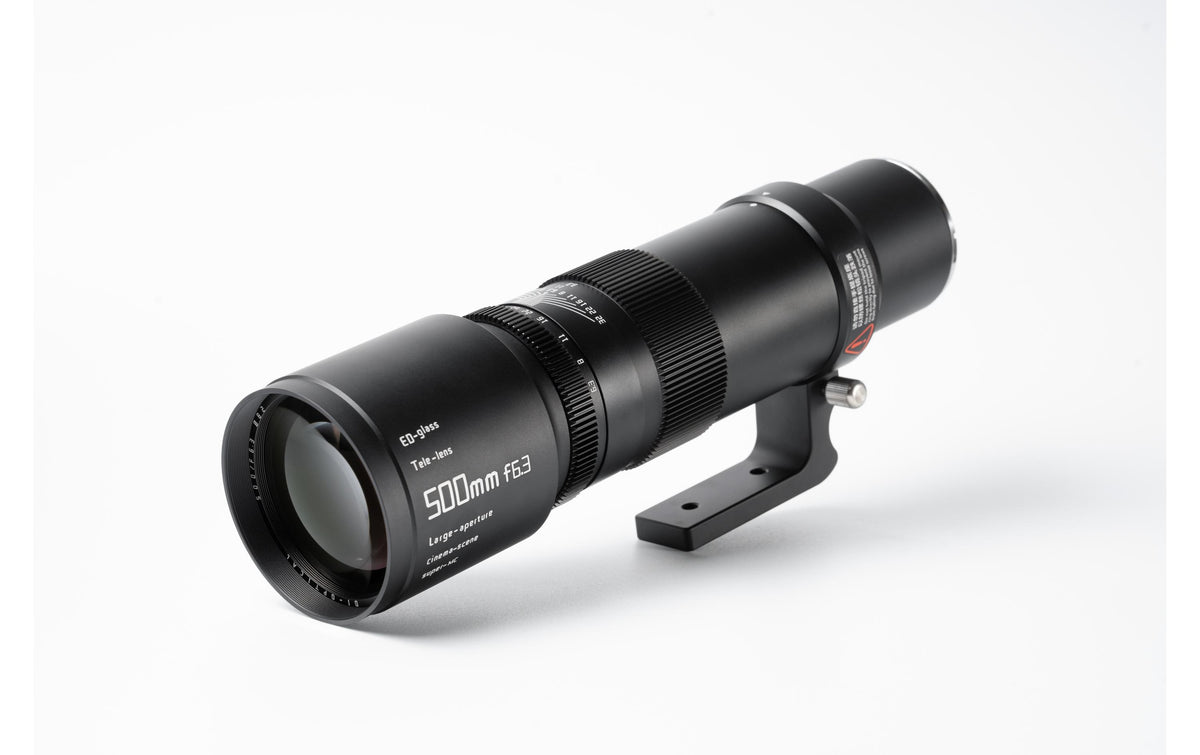 TTArtisan F50063-B-EF Teleobjektiv – 500 mm f/6,3 (f/32) – für Canon EOS – Manuell – 82 mm Filter