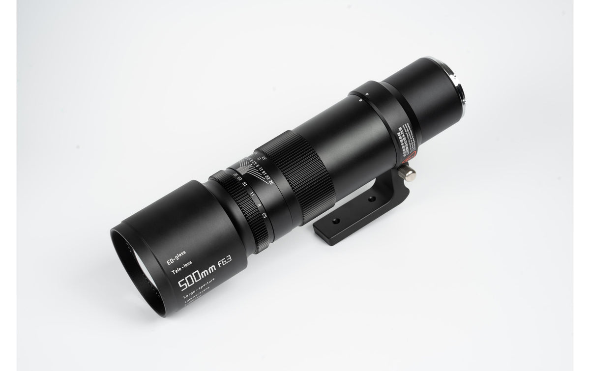 TTArtisan F50063-B-RF 500 mm f/6.3 RF – Teleobjektiv – für EOS R, RP, R5 und andere – Schwarz