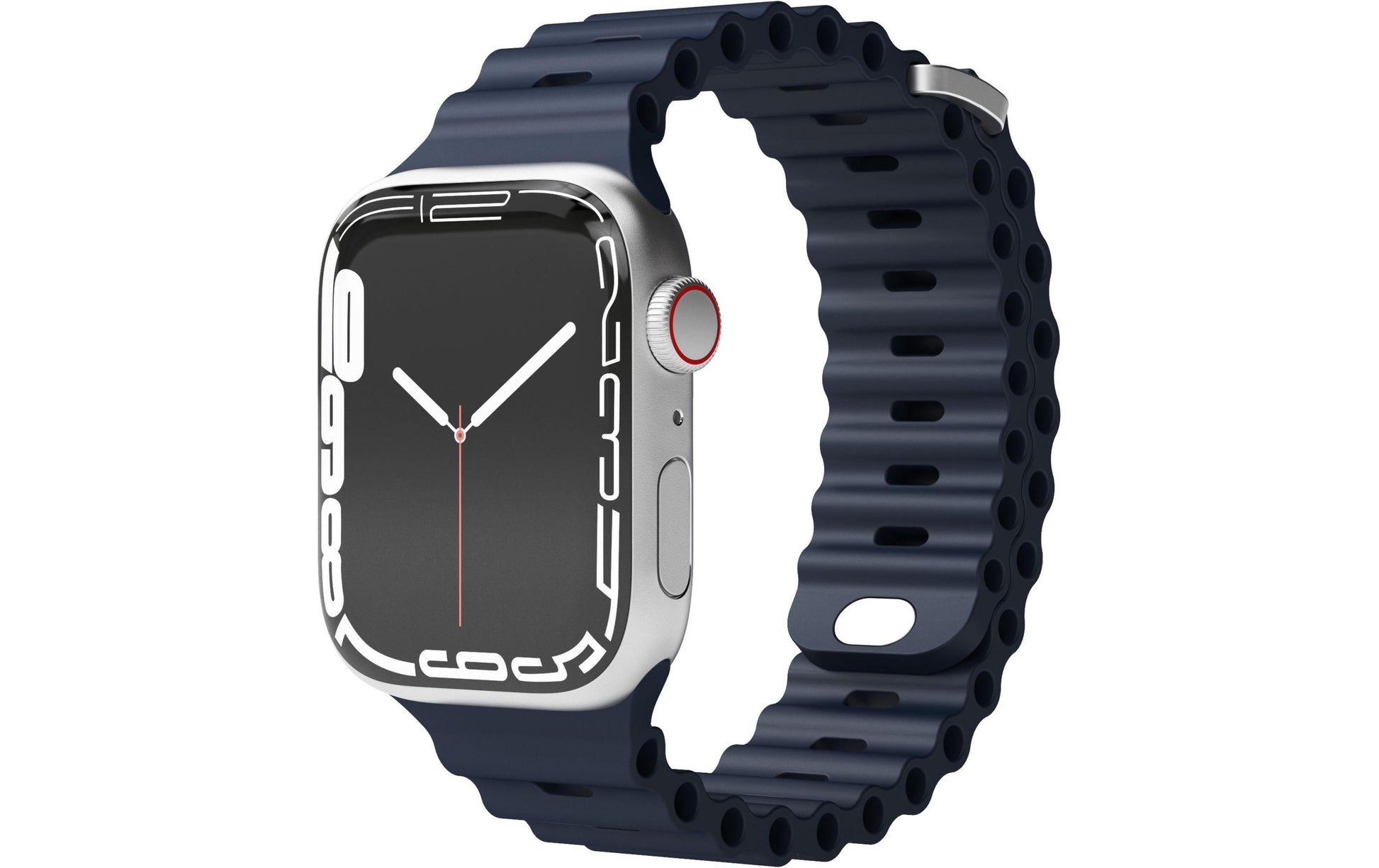 Vonmählen Wave Band 2 – Armband – für Apple Watch (diverse Grössen), Navy, Elastomer (TPR)