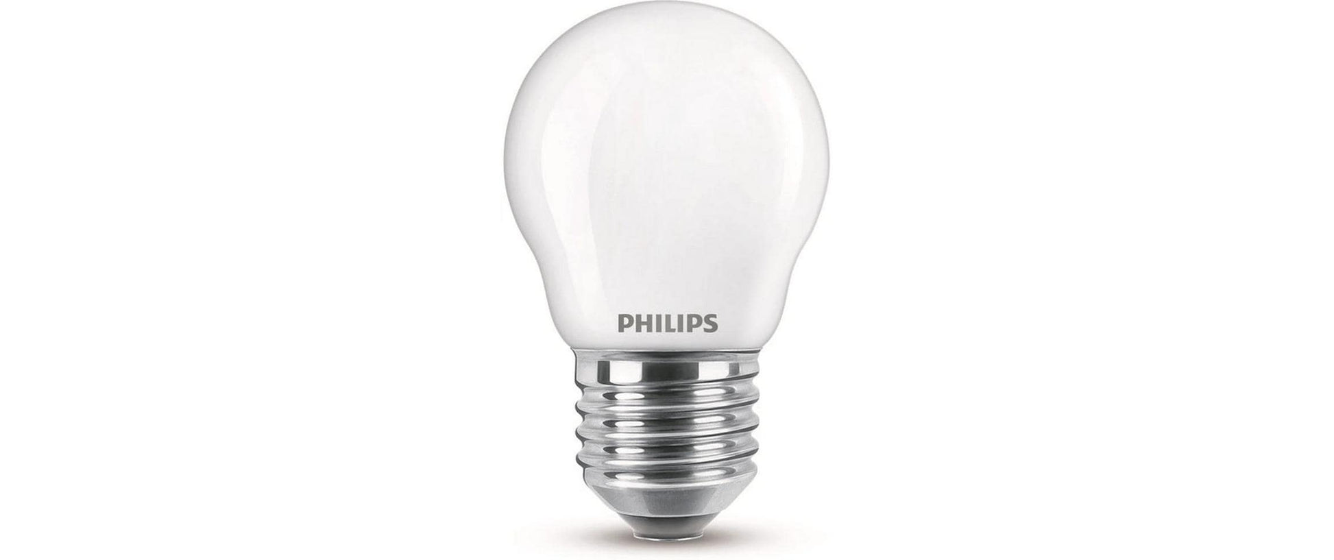 Philips by Signify Philips Leuchtmittel E27 P45 – Warmweiss 2700 K, 806 lm, 6,5 W – IP20 – 1 Stk. – Weiss, Glas – LED classic