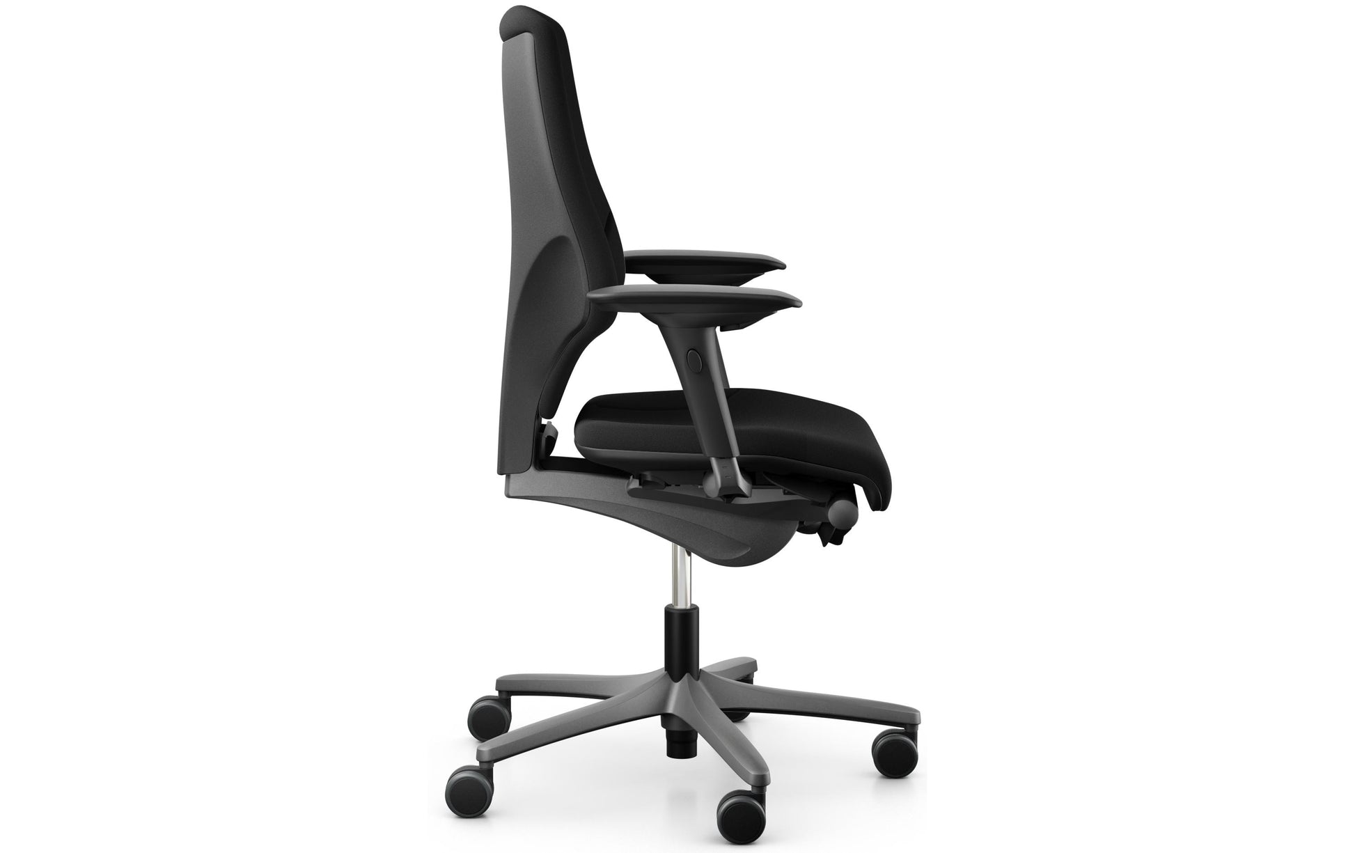 Giroflex Bürostuhl 64 – Sitzhöhe 40–52 cm, 130 kg, schwarz