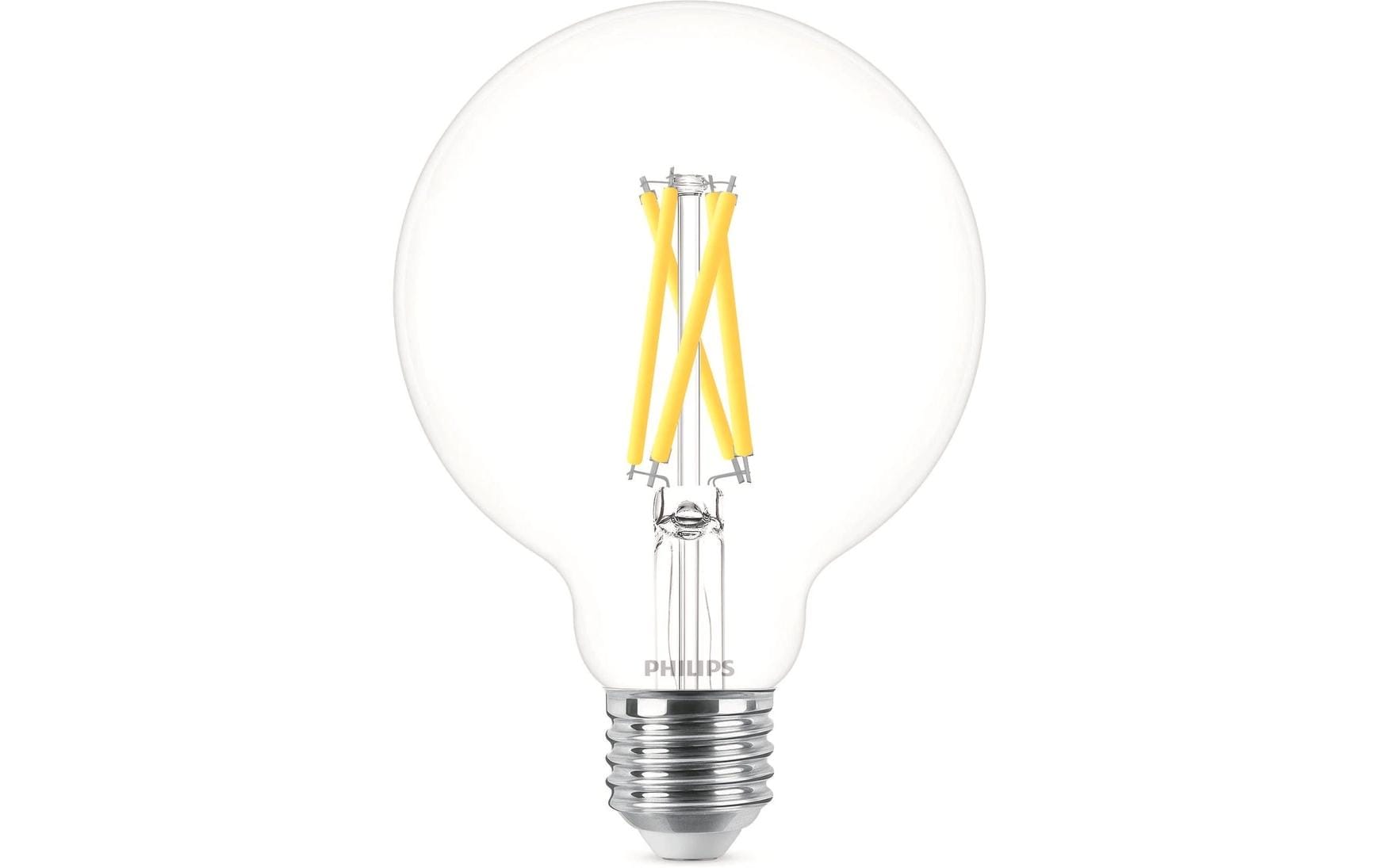 Philips by Signify Philips Leuchtmittel E27 G93 – Warmweiss 2200–2700 K, 806 lm, 5,9 W, dimmbar – 1 Stk.