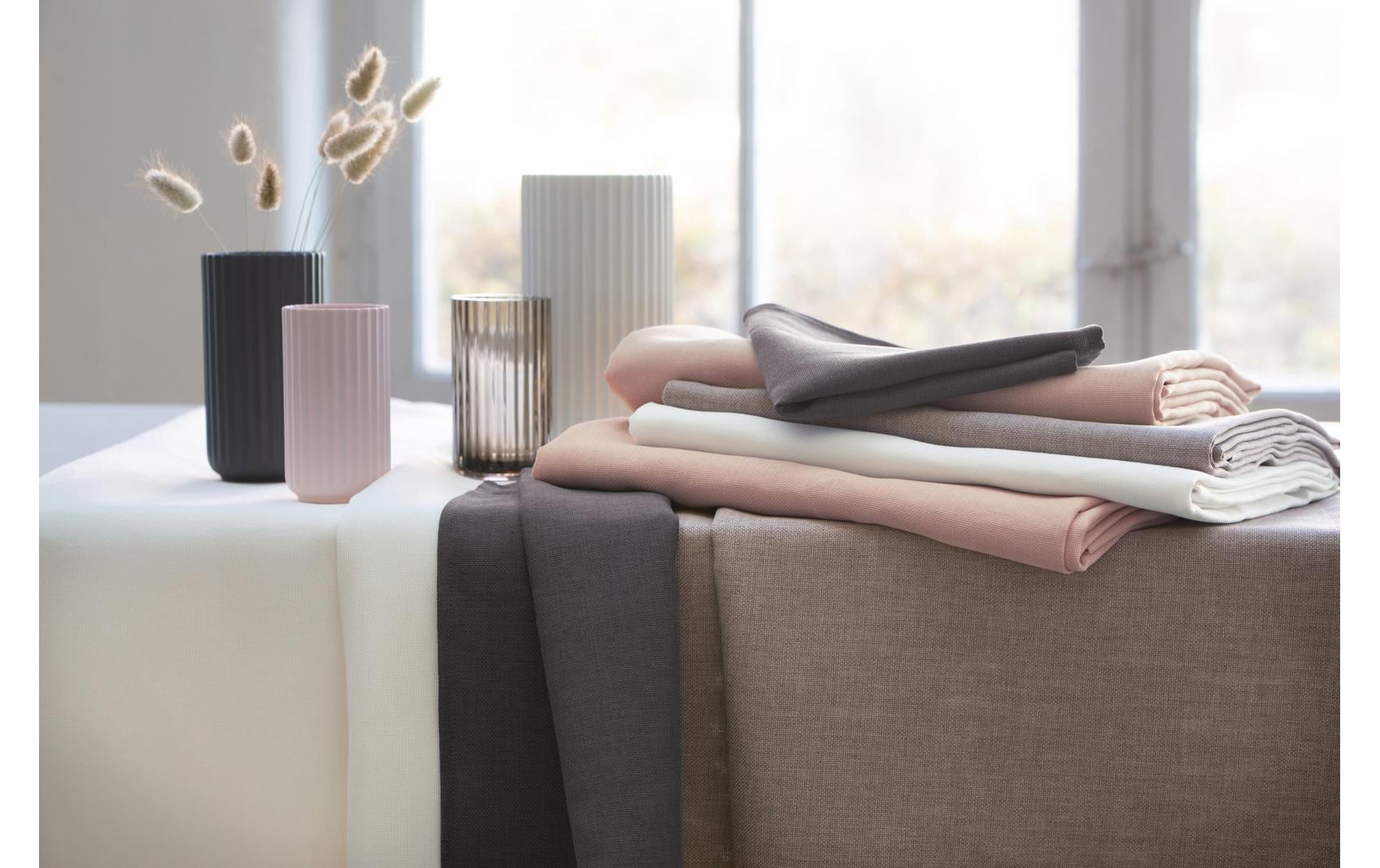 Pichler Tischläufer – Baumwolle, Taupe, 50 cm × 1,5 m