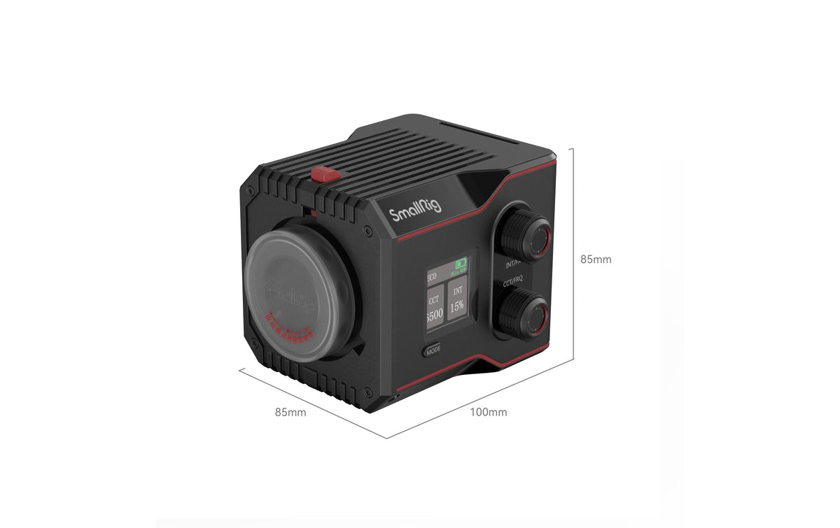 SmallRig R60B COB-LED-Video-Licht – 63 W, 2700–6500 K, CRI 97 – Akku, Schwarz