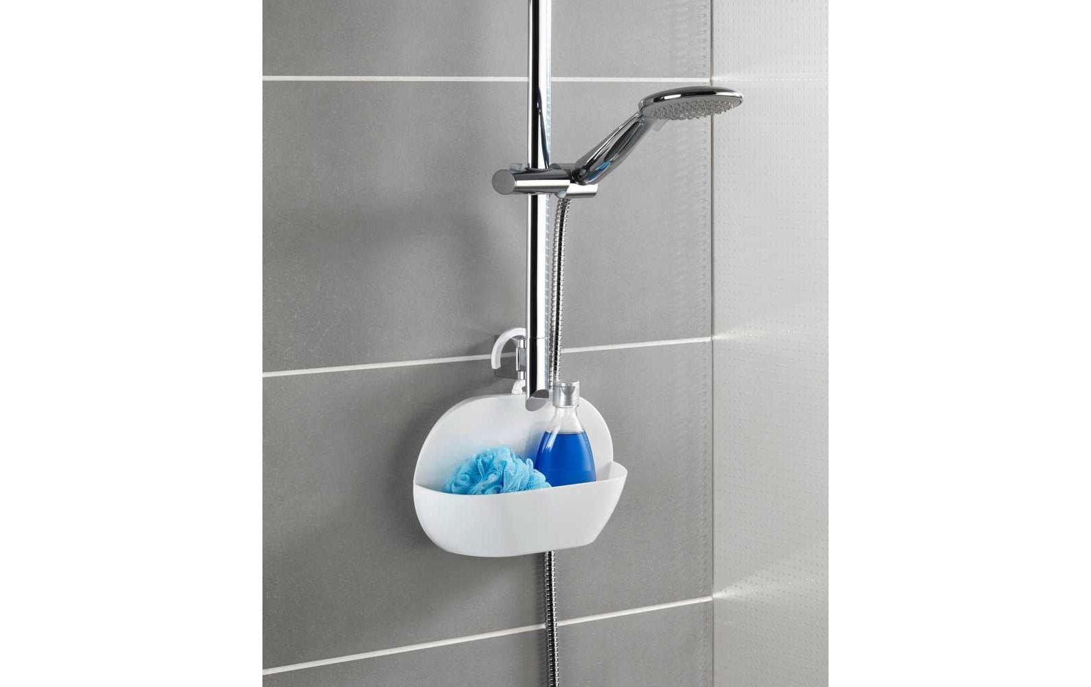 WENKO Seifenhalter (Wand) – Kunststoff (Polyurethan/PVC), 26×9×23 cm, Weiss