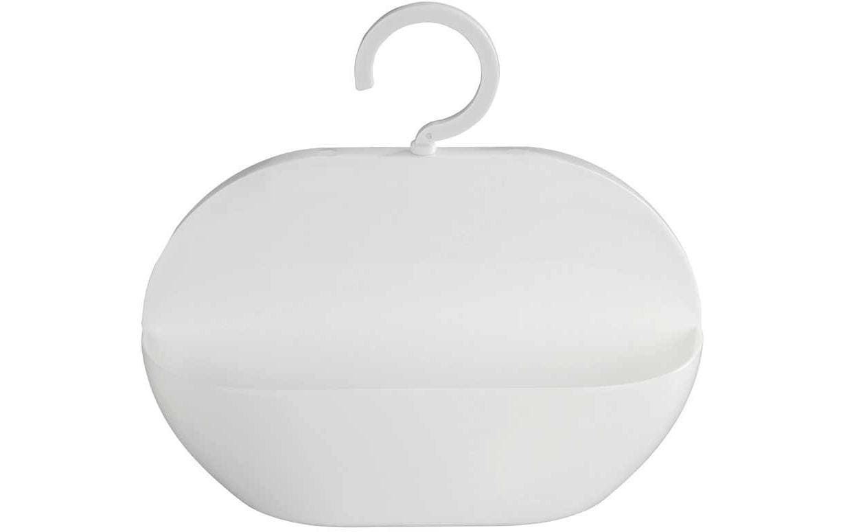WENKO Seifenhalter (Wand) – Kunststoff (Polyurethan/PVC), 26×9×23 cm, Weiss