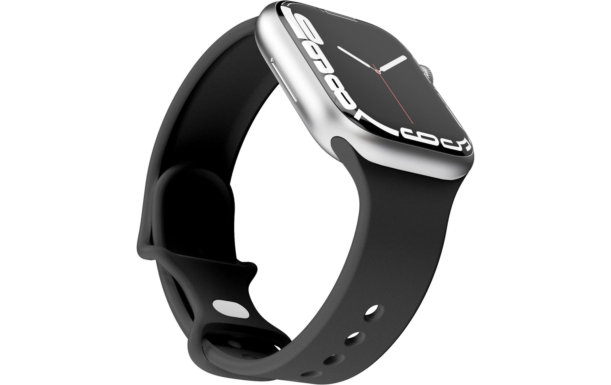 Vonmählen Silicon Loop 2 – Armband – für Apple Watch (diverse Grössen), Schwarz, Elastomer (TPR)