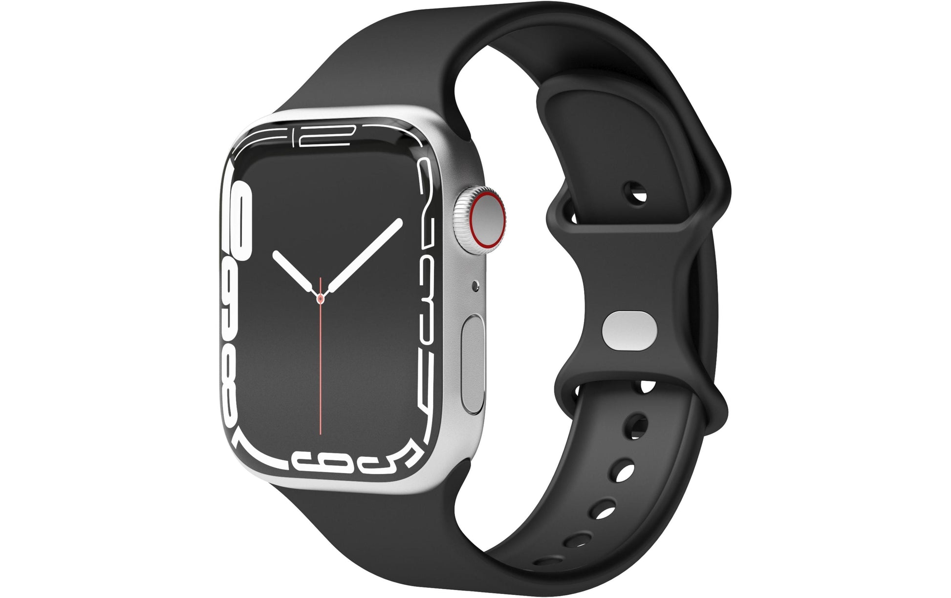 Vonmählen Silicon Loop 2 – Armband – für Apple Watch (diverse Grössen), Schwarz, Elastomer (TPR)