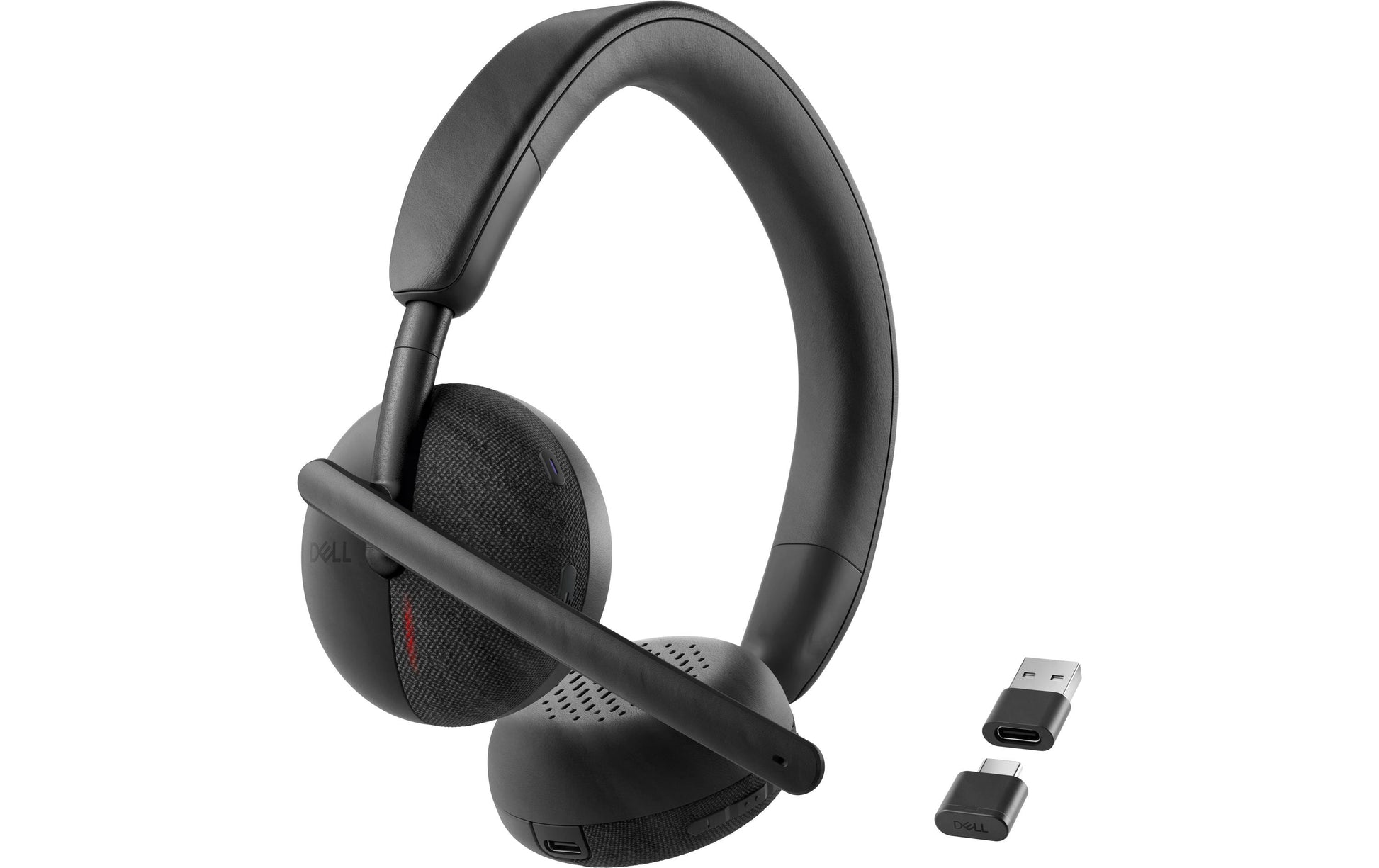 Dell Pro WL3024 – On-Ear Headset – Bluetooth – Boom-Mikrofon, Noise-Cancelling – Schwarz – für Microsoft Teams