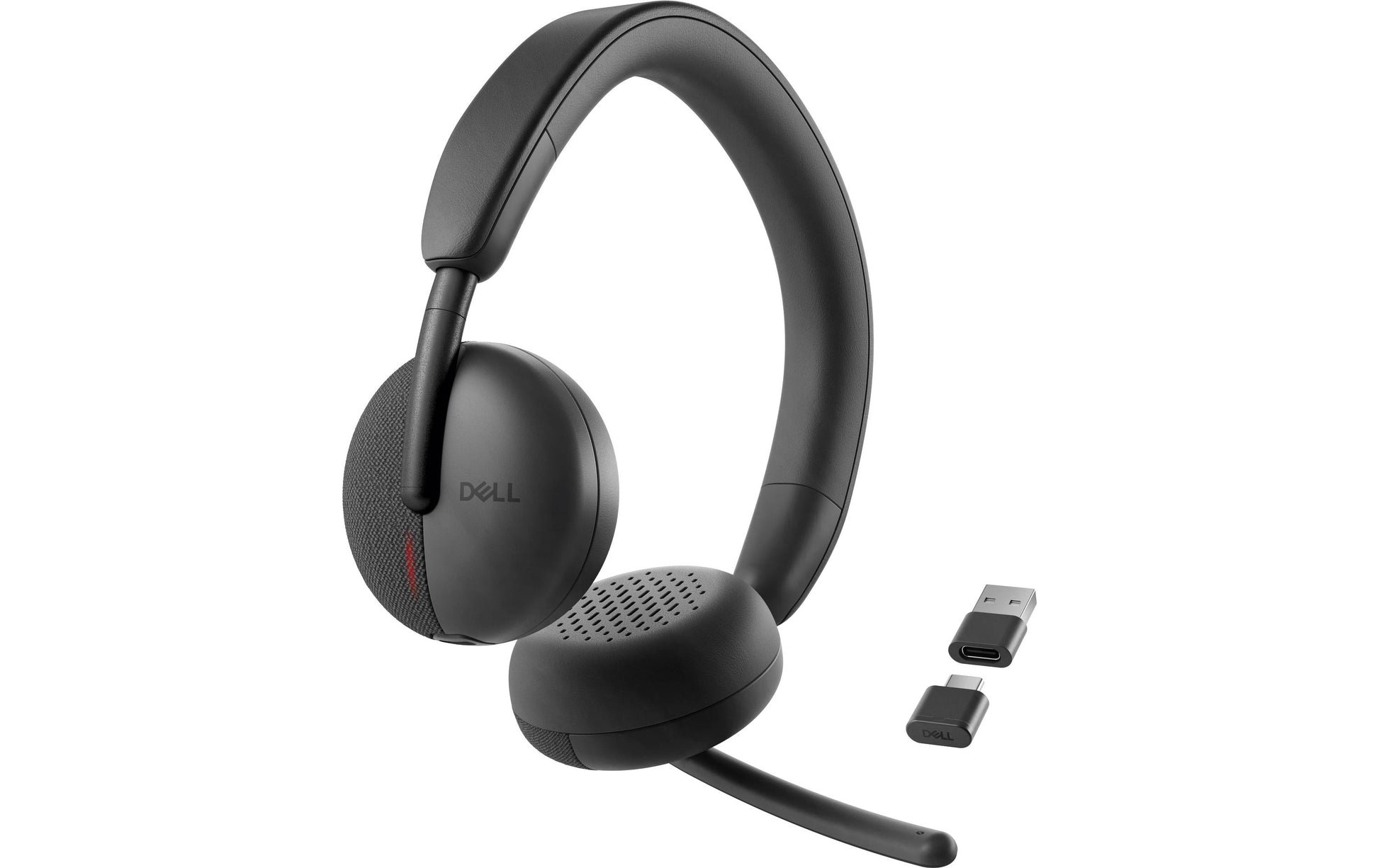 Dell Pro WL3024 – On-Ear Headset – Bluetooth – Boom-Mikrofon, Noise-Cancelling – Schwarz – für Microsoft Teams