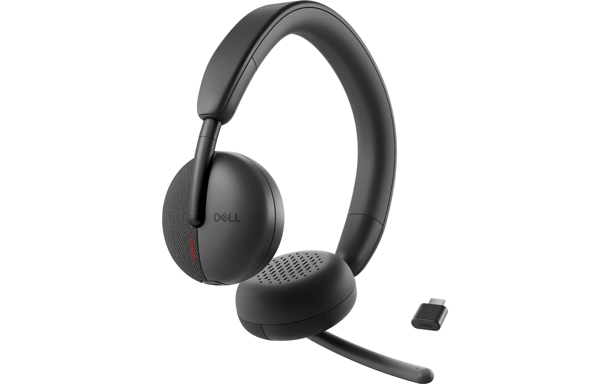 Dell Pro WL3024 – On-Ear Headset – Bluetooth – Boom-Mikrofon, Noise-Cancelling – Schwarz – für Microsoft Teams