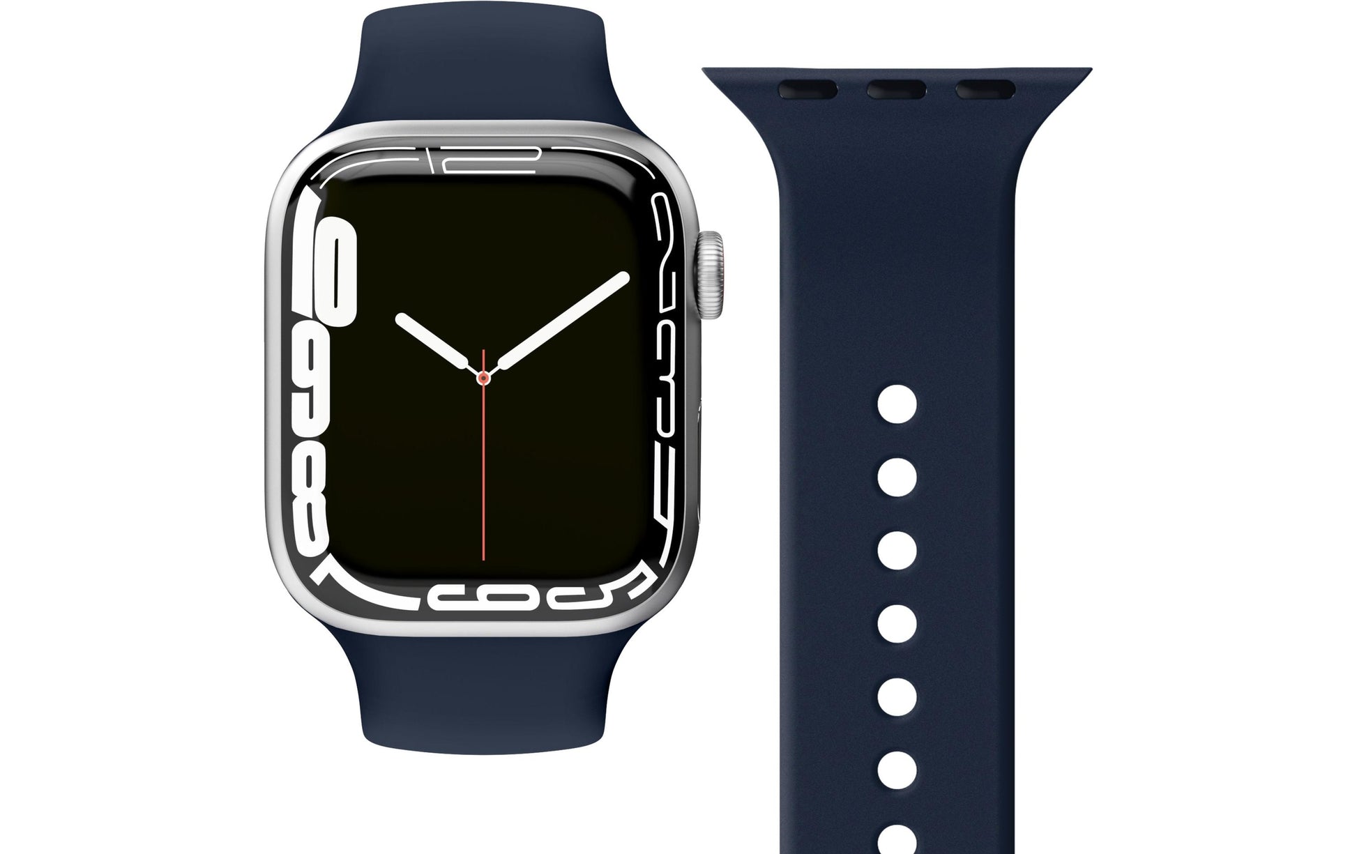 Vonmählen Silicon Loop 2 – Armband – für Apple Watch (diverse Grössen), Blau, Silikon