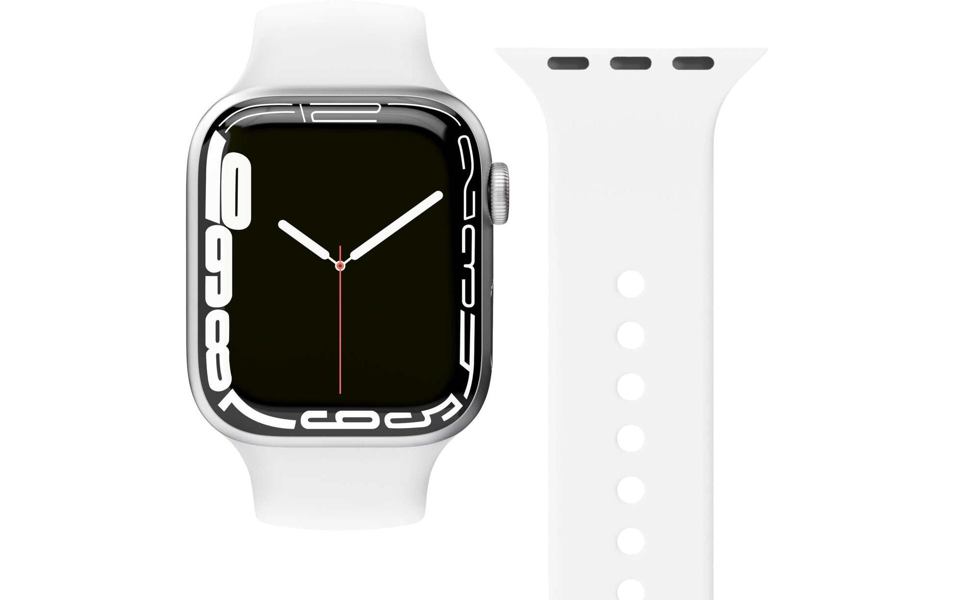Vonmählen Silicon Loop 2 – Weiss, für Apple Watch