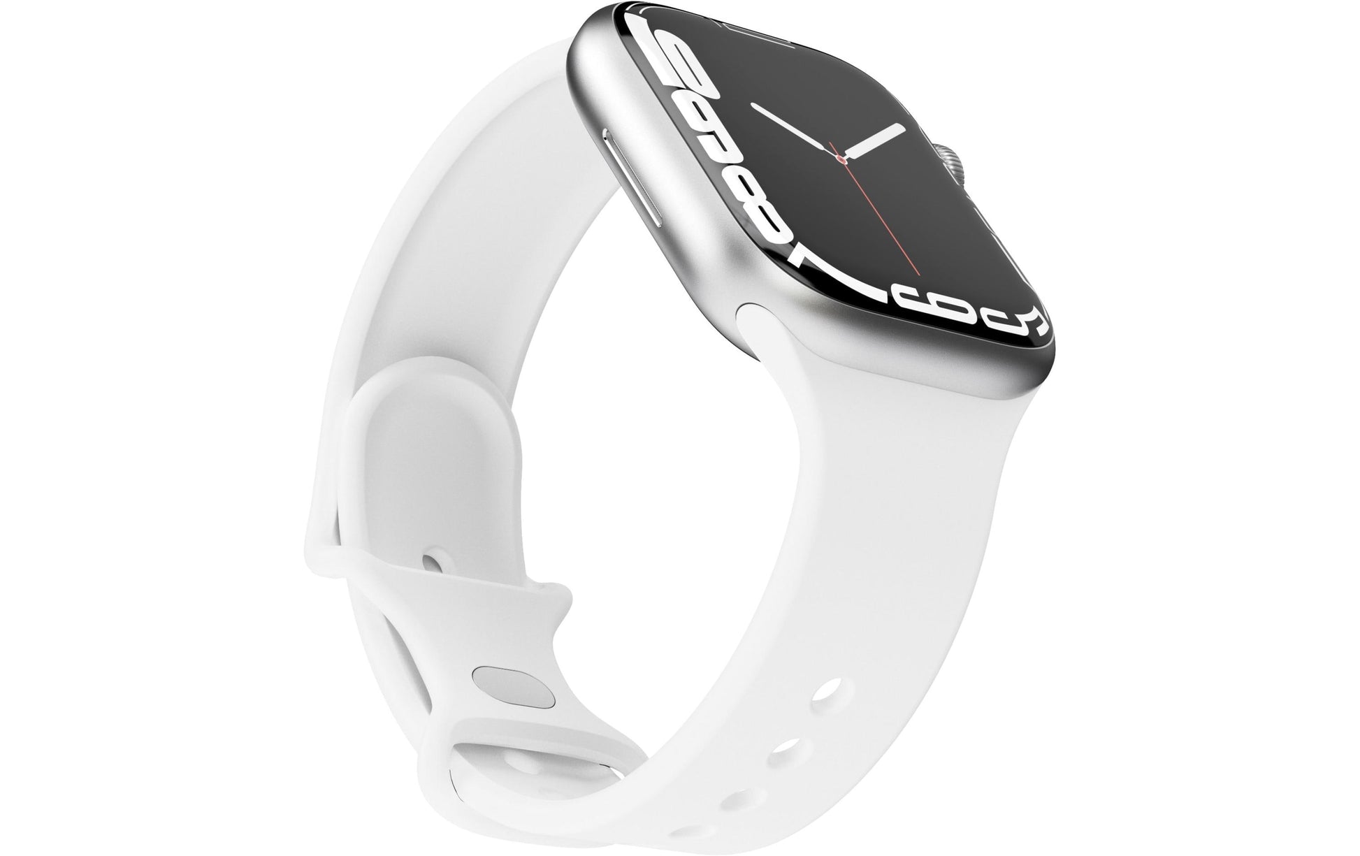 Vonmählen Silicon Loop 1 – Sportarmband, Weiss, für Apple Watch 38 mm, 40 mm, 41 mm