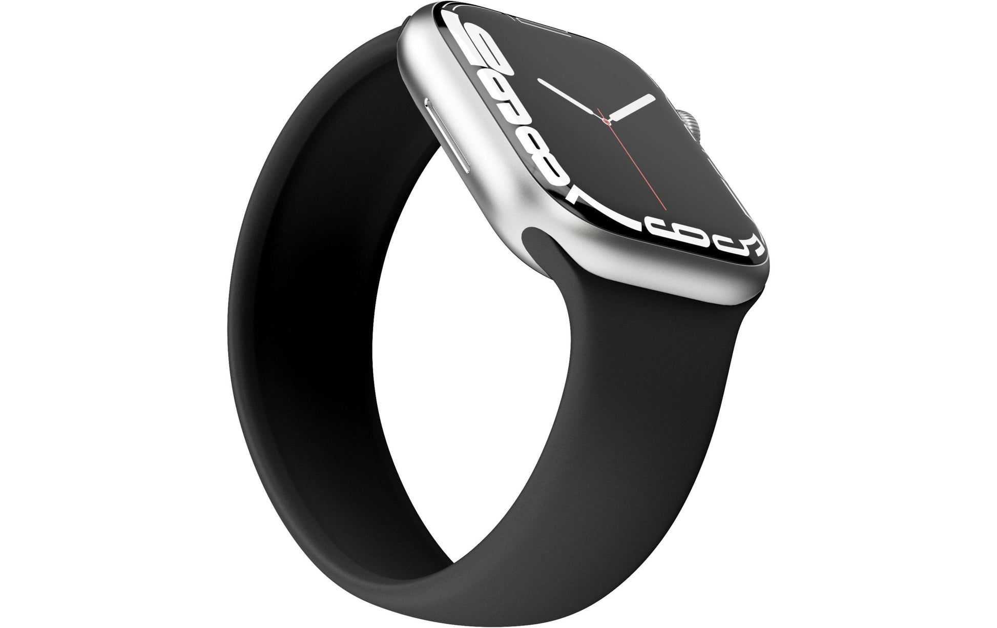Vonmählen Solo Loop 2 – Armband – für Apple Watch 44–49 mm, Schwarz, Grösse S, Silikon