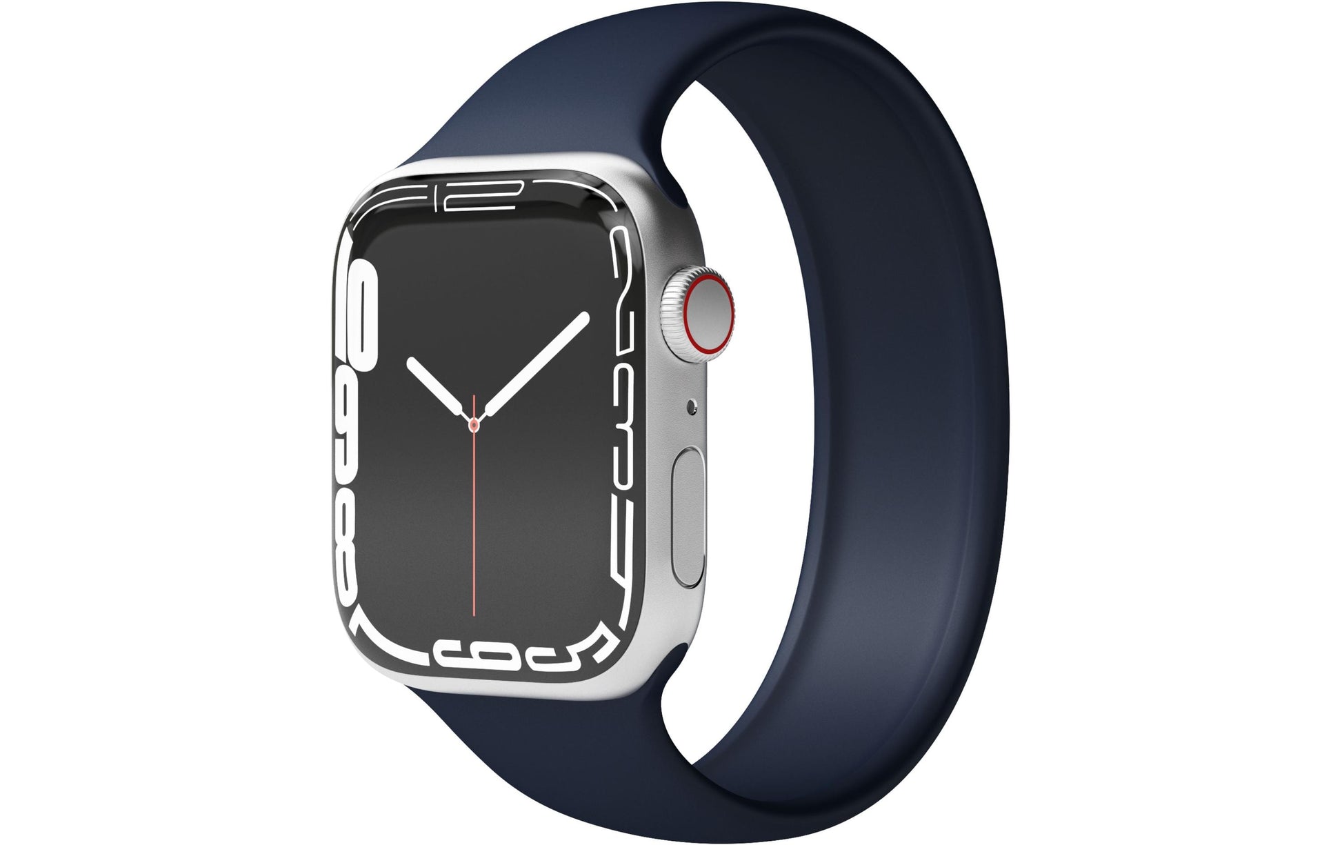 Vonmählen Solo Loop 1 – Armband – für Apple Watch (diverse Grössen), Navy, S, Silikon