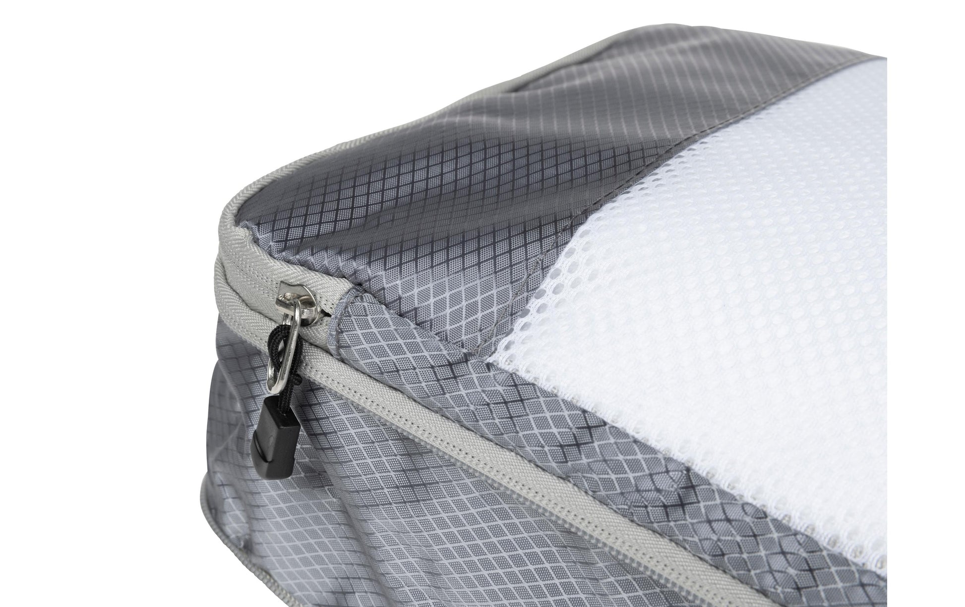 KOOR Reissverschlusstasche – 35×9×25 cm – Grau – Polyester – 2 Stk.
