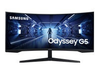Samsung Odyssey G5 G55T – 34" Gebogen 1000R, 3440 × 1440 (UWQHD), VA, 165 Hz, HDR10