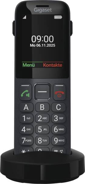 Gigaset Comfort 600 SIM – 2,4" – Schwarz