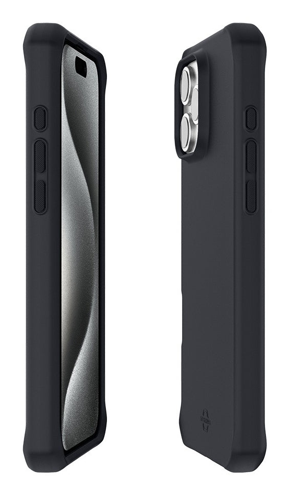 Mobilis Backcover SPECTRUM_R – für Apple iPhone 16 Pro Max – schwarz matt