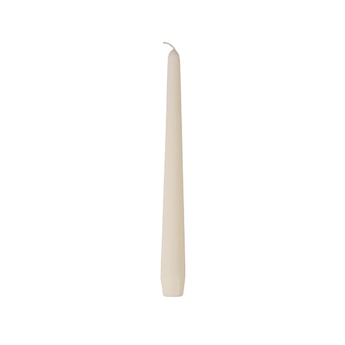 Papstar Leuchterkerze – Ø 2,2 × 25 cm – Paraffin, weiss – 50er-Pack