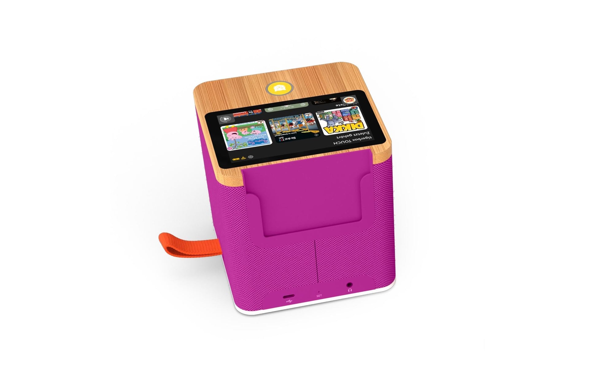 Tigermedia TOUCH PLUS – Abspielgerät für Kleinkinder, Swiss-Edition, Offline-Nutzung, ab 4 Jahren – Violett