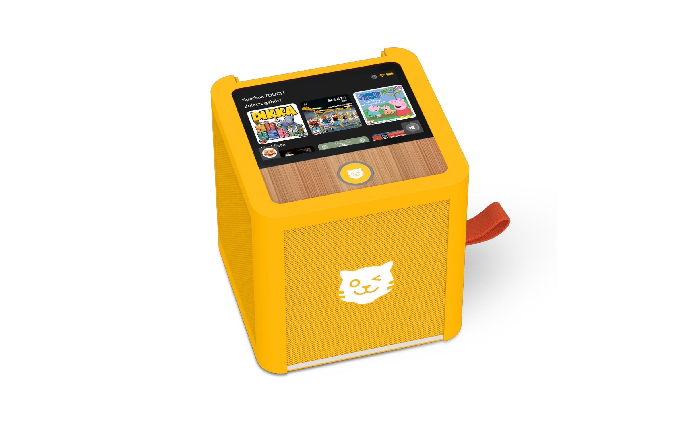 Tigermedia Tigerbox TOUCH PLUS – Hi-Res-Player, Schweizerdeutsch, Offline-Nutzung – Gelb