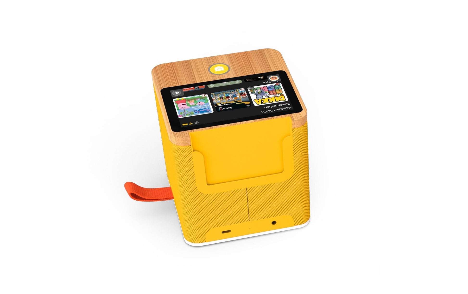 Tigermedia Tigerbox TOUCH PLUS – Hi-Res-Player, Schweizerdeutsch, Offline-Nutzung – Gelb