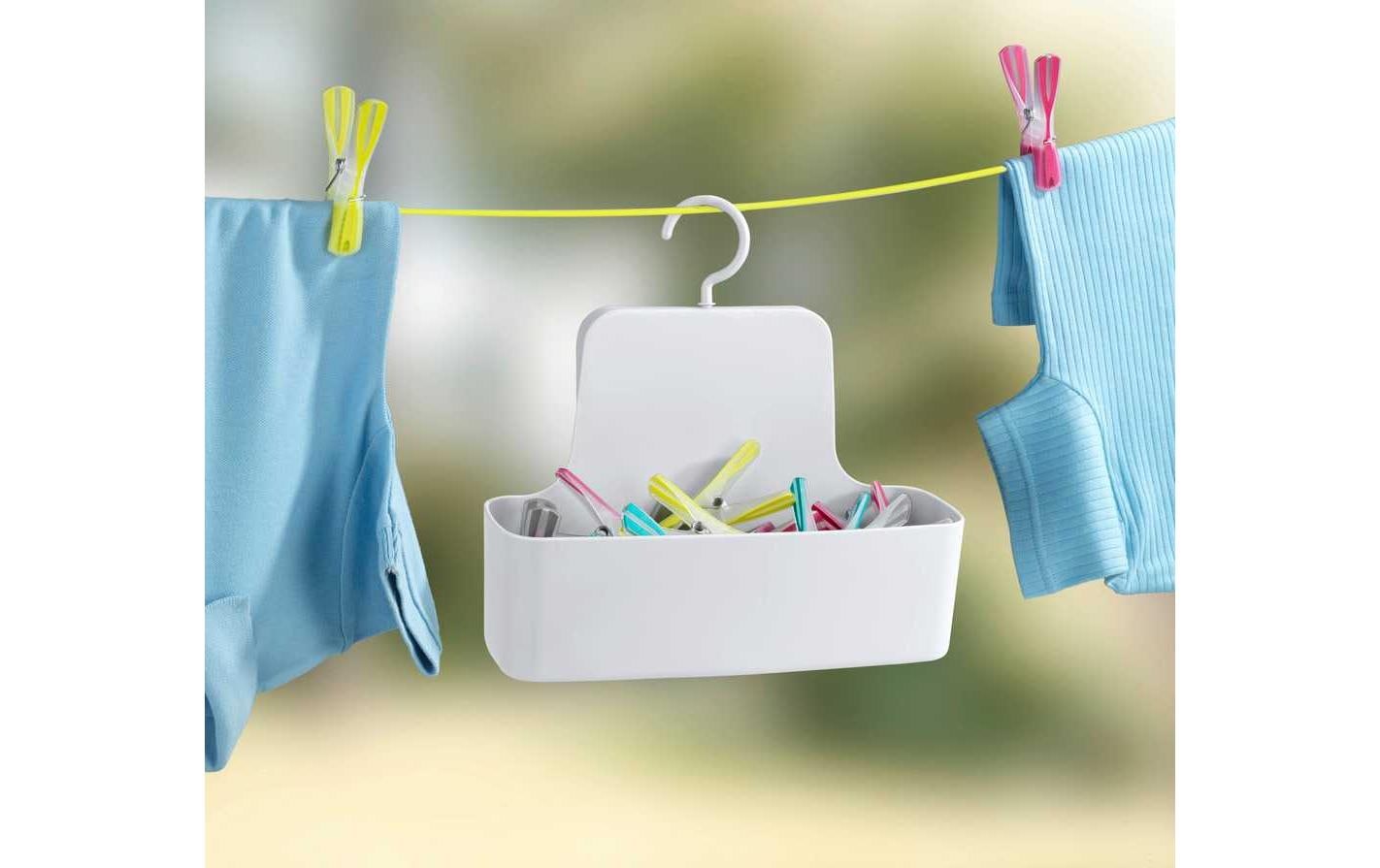 WENKO Seifenhalter (Wand) Barcelona – Polyurethan/Polyvinylchlorid (PVC), Haken, 26×9×24 cm, Weiss
