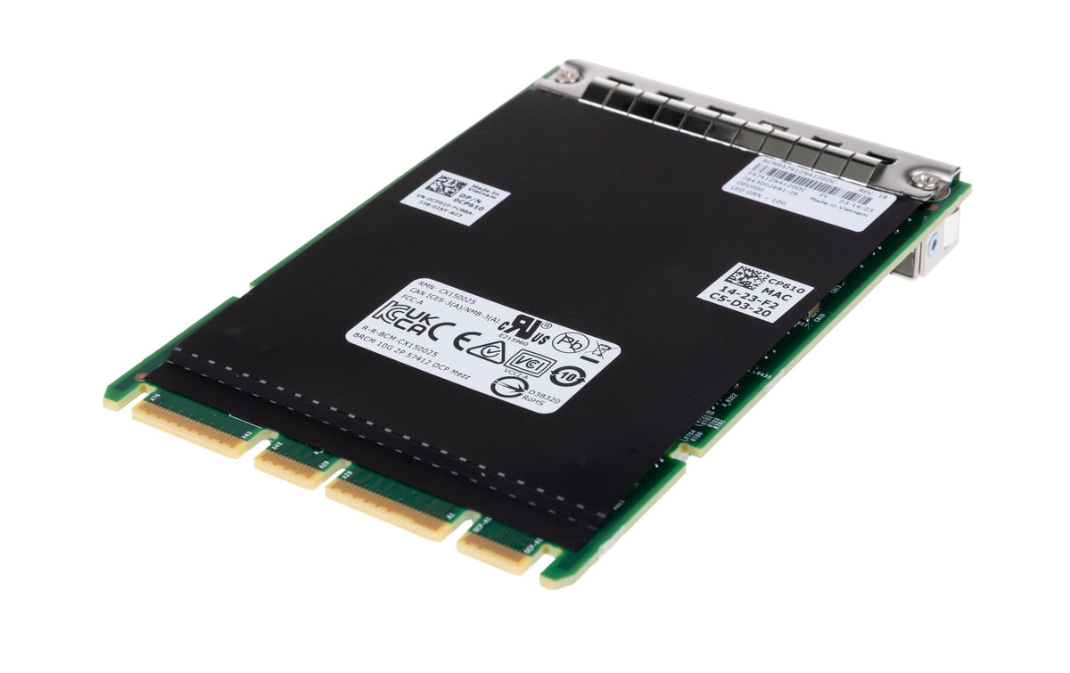 Dell Broadcom 57412 – PCIe 10GbE SFP+ Karte – 2×SFP+ 10 Gbit/s, OCP 3.0, für PowerEdge C6525, R450, R550 und andere