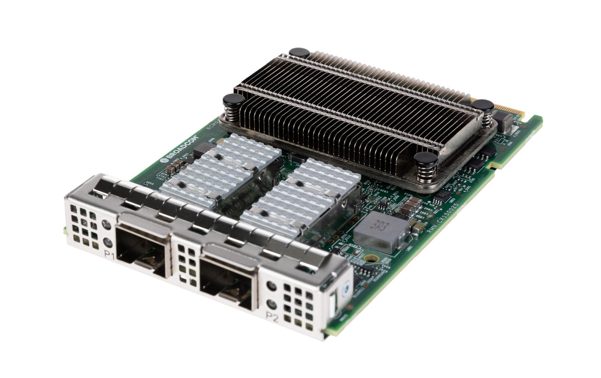 Dell Broadcom 57412 – PCIe 10GbE SFP+ Karte – 2×SFP+ 10 Gbit/s, OCP 3.0, für PowerEdge C6525, R450, R550 und andere