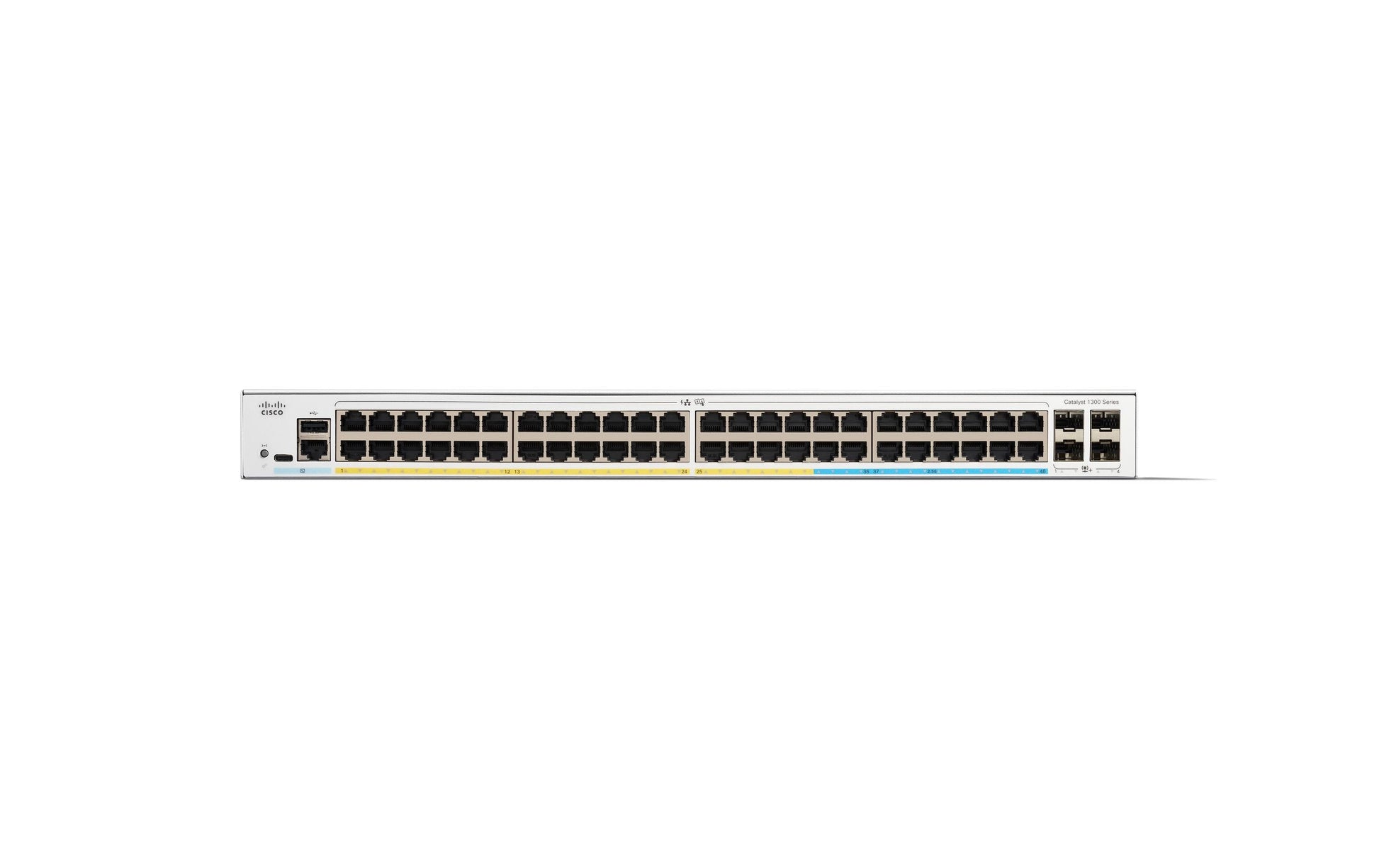 Cisco Catalyst 1300 C1300-48T-4G – Verwalteter L2/L3 Switch – 48× 1G, 4× SFP