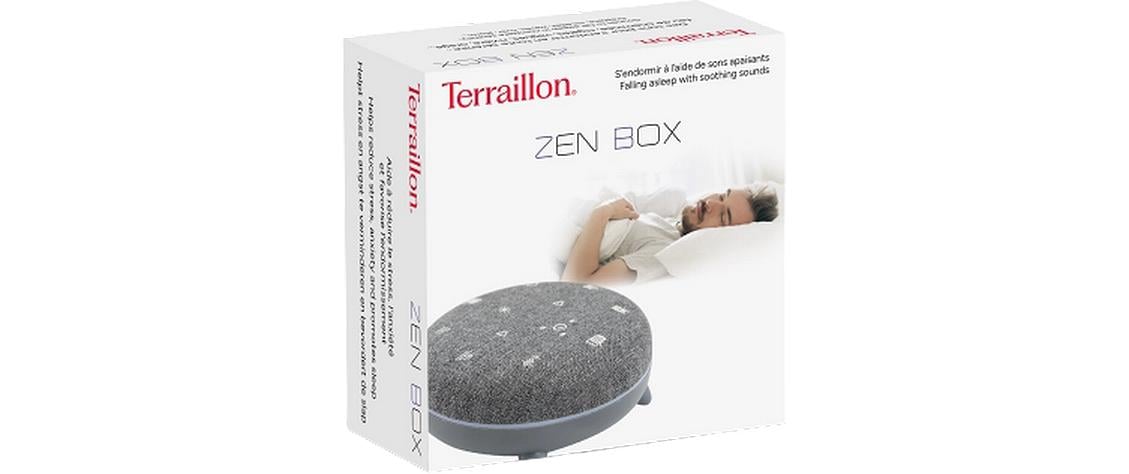 Terraillon Zen Box 15323 – Bluetooth-Lautsprecher – Tongenerator, USB-C, Akku, Grau