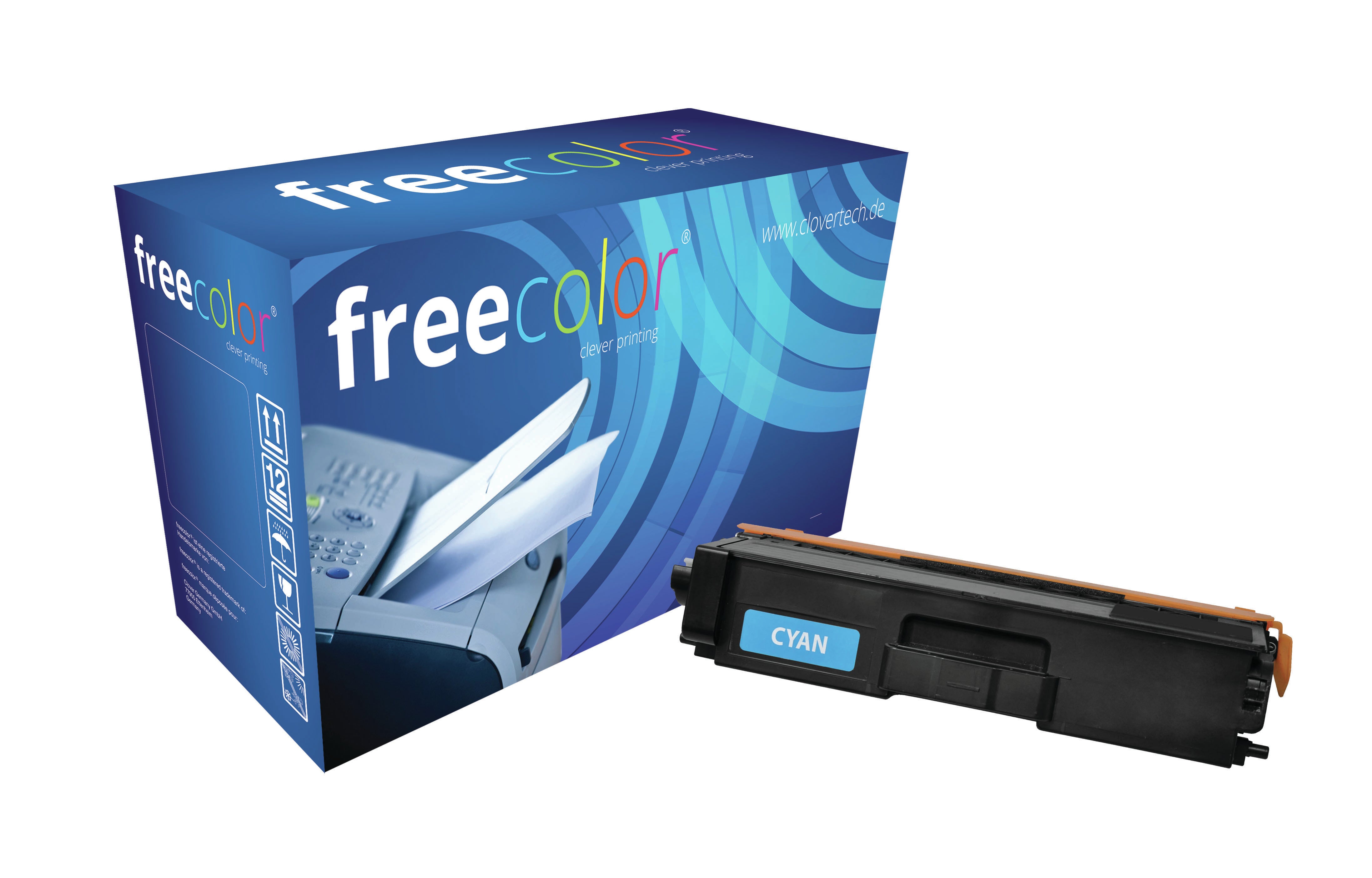Freecolor TN321 (TN321C) Cyan Toner – Kompatibel – 1'500 Seiten – für Brother