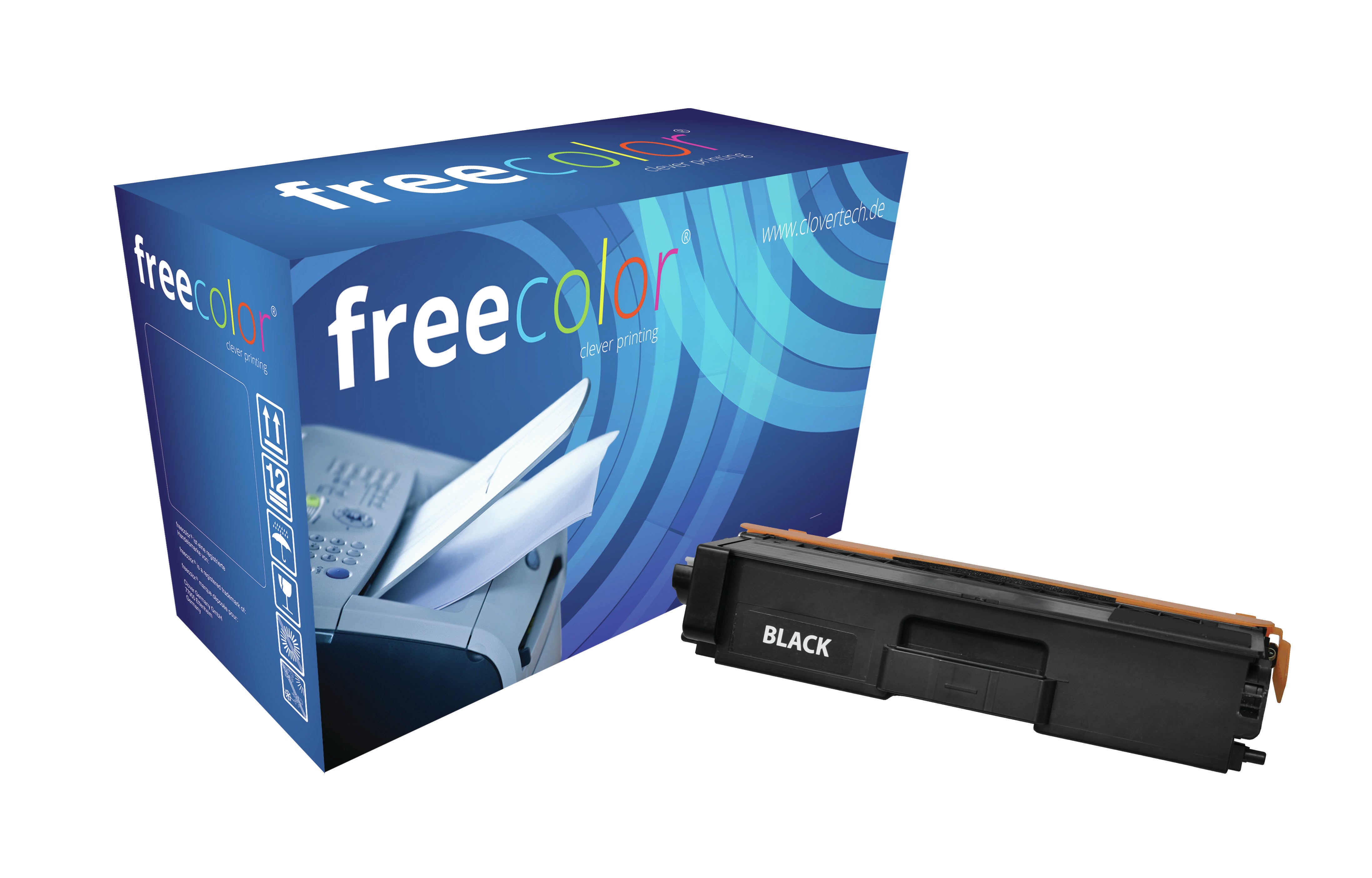 Freecolor TN321 (TN321BK) Schwarz Toner – Kompatibel – 2'500 Seiten – für Brother MFC-L 8650 CDW und andere
