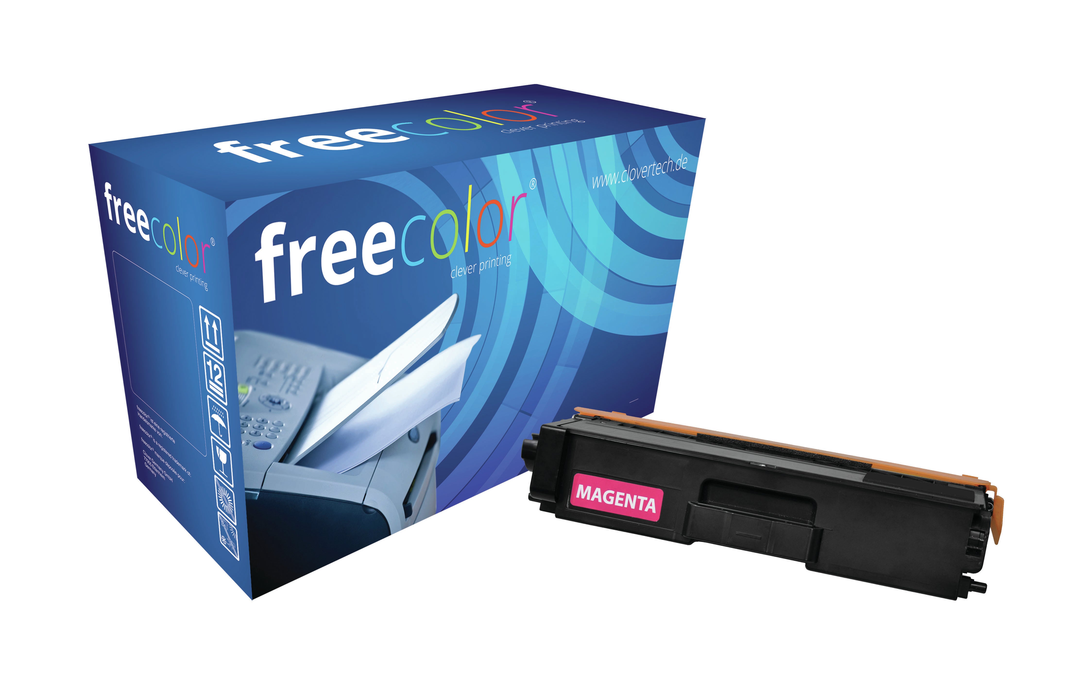 Freecolor TN326M Magenta Toner – Kompatibel – 3'500 Seiten – für Brother DCP-L8400CDN/DCP-L8450CDW und andere