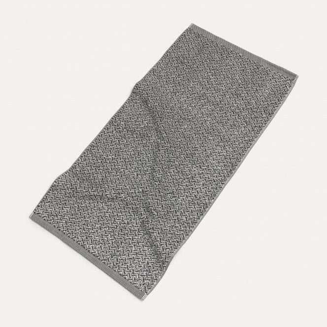 Möve Duschtuch Brooklyn – 80 × 150 cm, Weiss, 85% Baumwolle/10% Viskose/Leinen, 600 g/m²