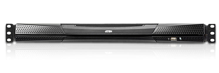 ATEN 17" Rack-LCD-Konsole – 16-Port VGA KVM-Switch – 1600 × 1200, USB/PS/2, KVM-over-IP – 1U