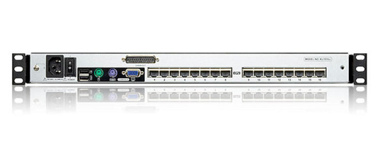 ATEN Dual Console – 17" Rack-LCD-Konsole – 8-Port VGA KVM, 1600 × 1200 – 1U
