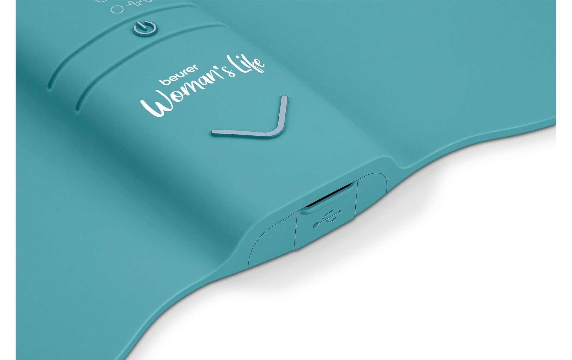 Beurer TENS-Wärme-Pad EM55+ – 15 Programme, für Bauch – Türkis