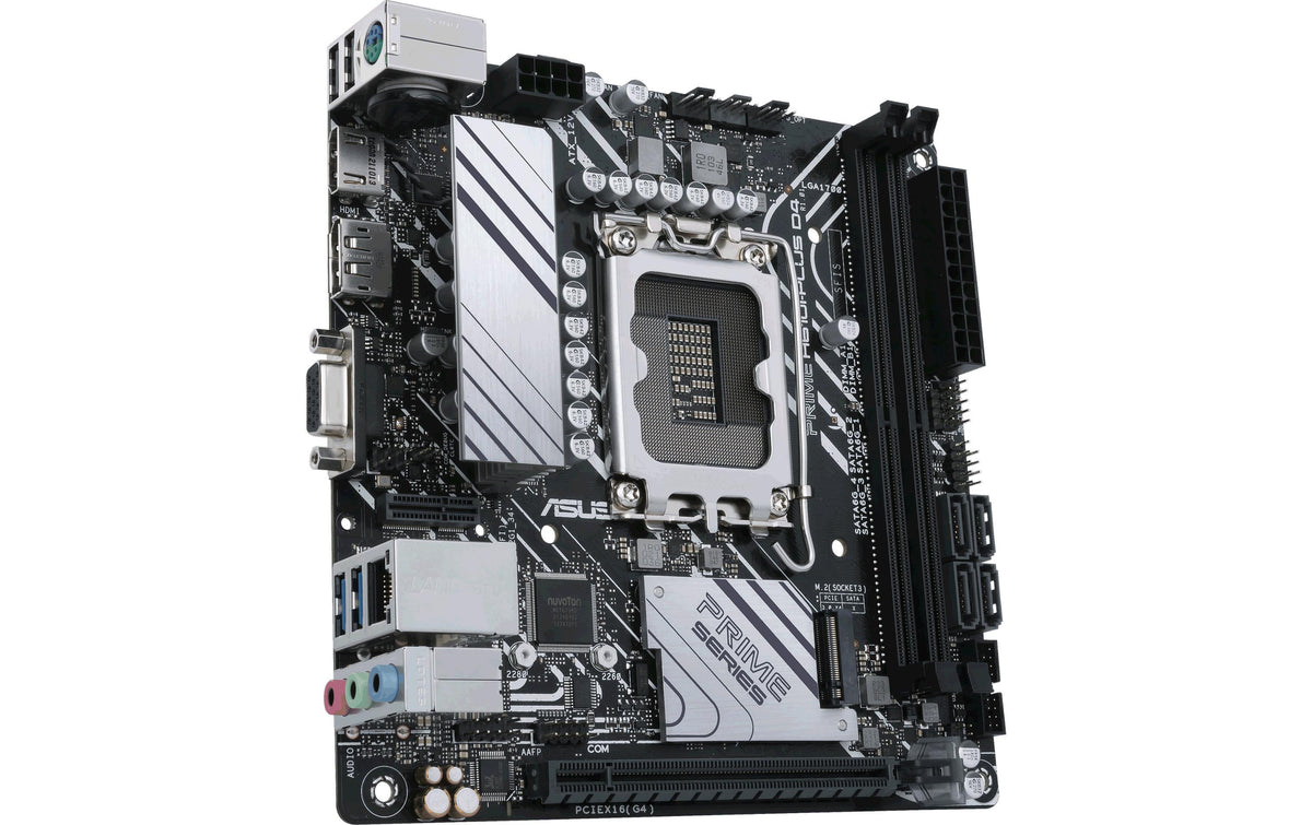 ASUS PRIME H610I-PLUS D4 CSM – Mainboard – LGA 1700, Intel H610, Mini-ITX, DDR4