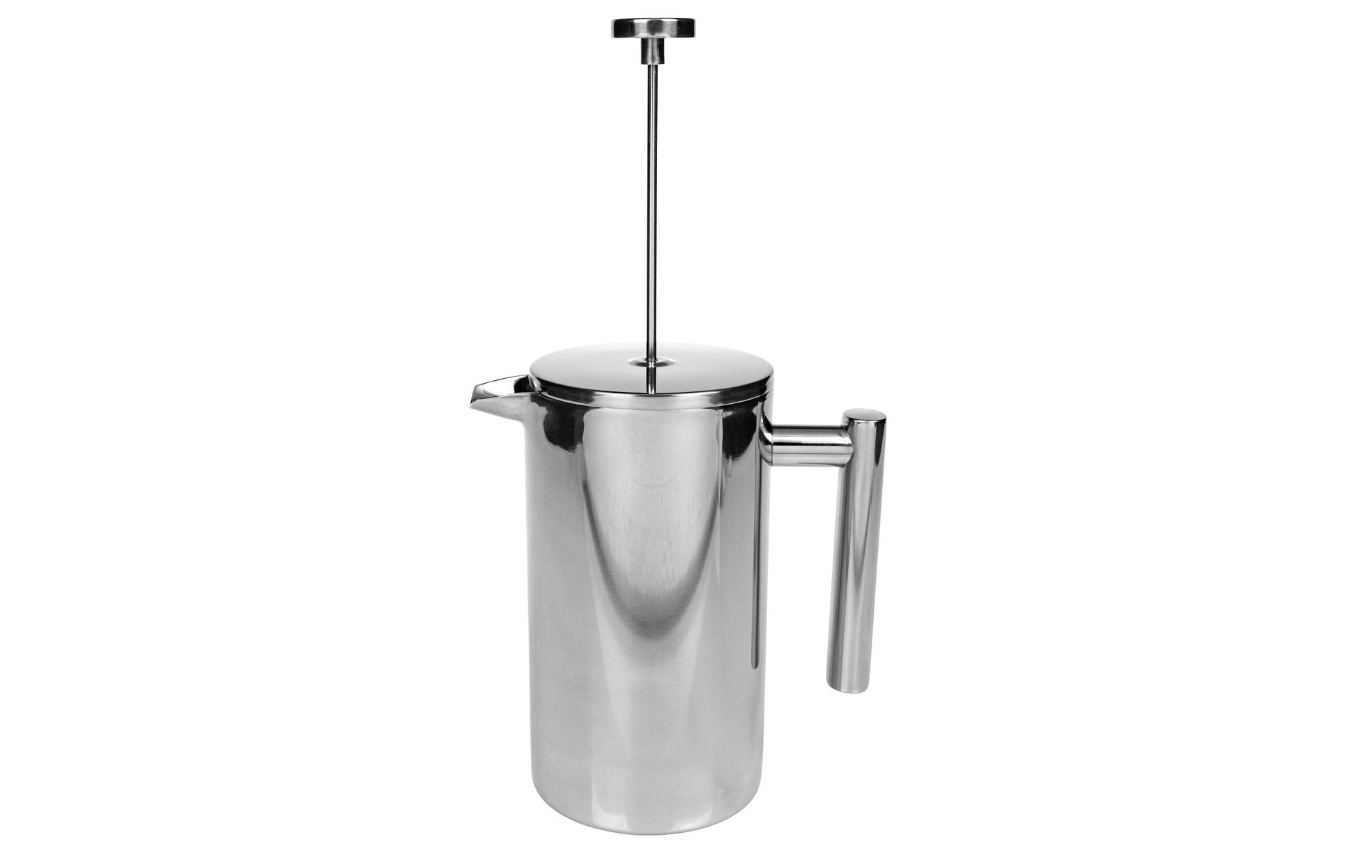 Furber. Furber French Press / Kaffeebereiter – 0,4 l, 3 Tassen, Edelstahl, 14 × 16,5 × 7,5 cm