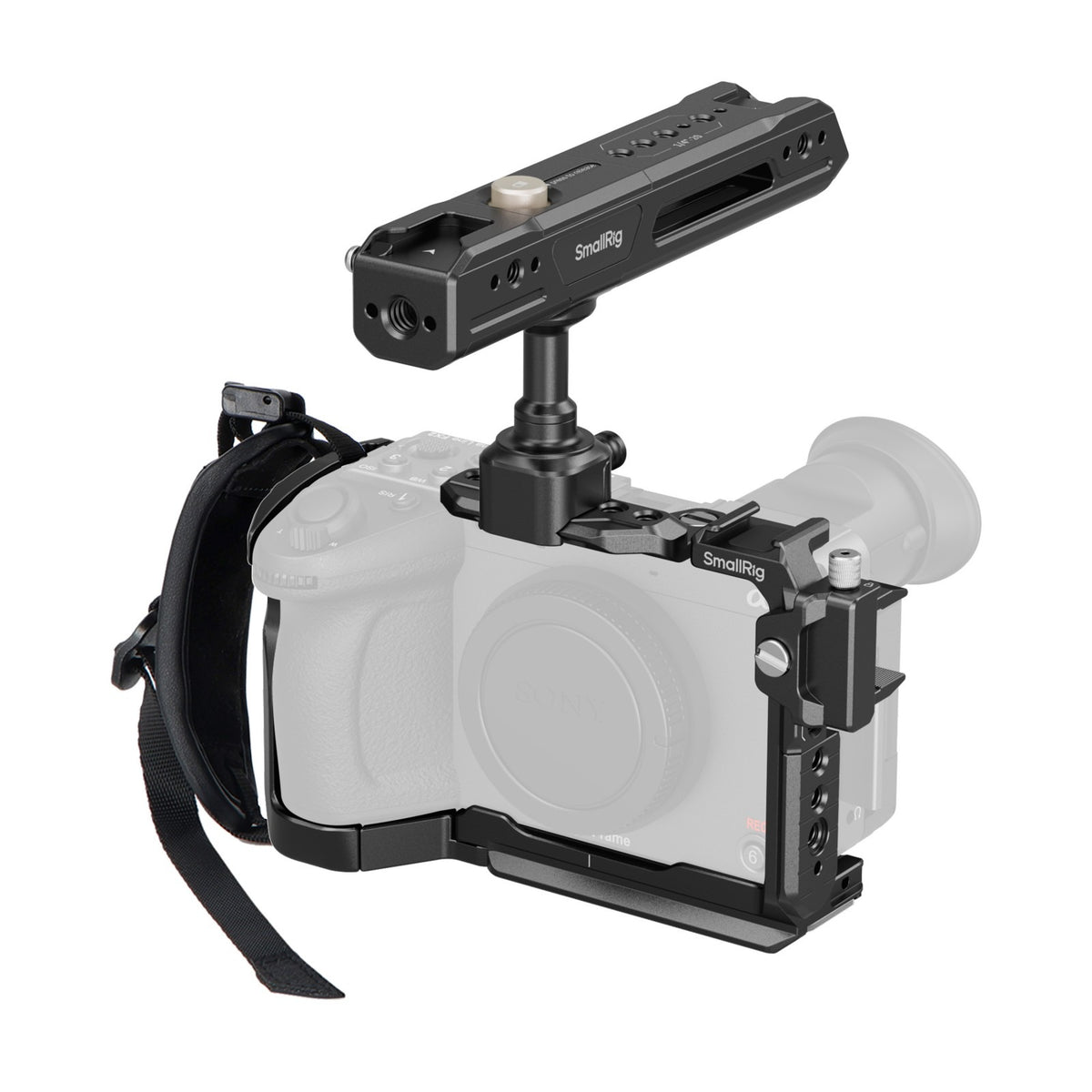 SmallRig 5589 Käfig – für Sony FX2 – Aluminium, Schwarz