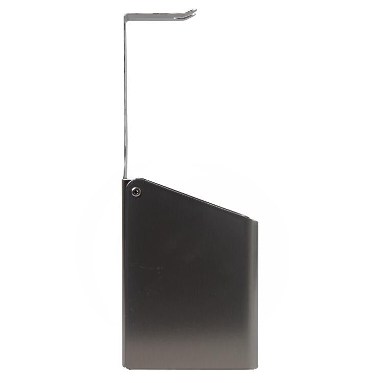 Ophardt SanTRAL – WC-Bürstenhalter – Edelstahl Anti-Fingerprint, wandmontiert, bodenstehend, 10,5 × 11 × 38 cm