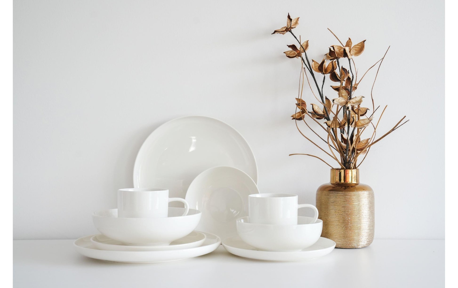 Furber. Kaffeetasse – 6er Set, 400 ml, Ø 9 cm, Knochenporzellan, Weiss, spülmaschinenfest, mikrowellengeeignet