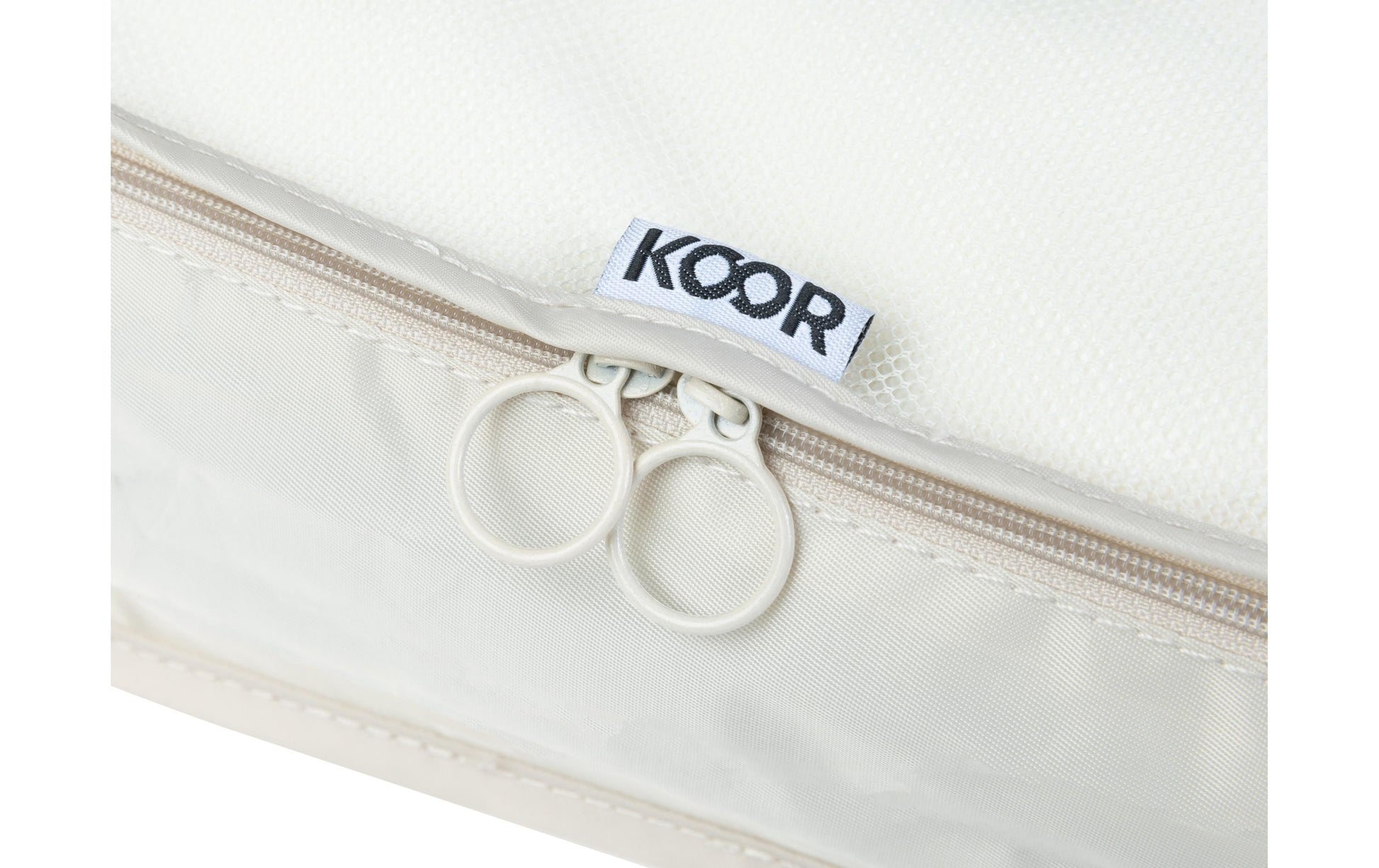 KOOR Packhilfen-Set – mit Reissverschluss, Tragegriff – 40×12×30 cm, 14 l – beige, Polyester – 2 Stk.