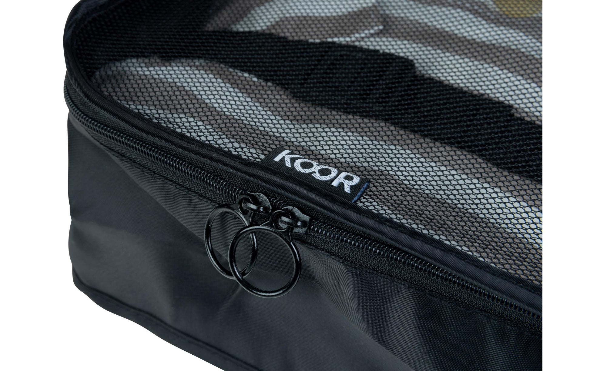 KOOR Packhilfen-Set Reesa L – mit Reissverschluss, Tragegriff – 10 l – Schwarz, Polyester – 2-teilig