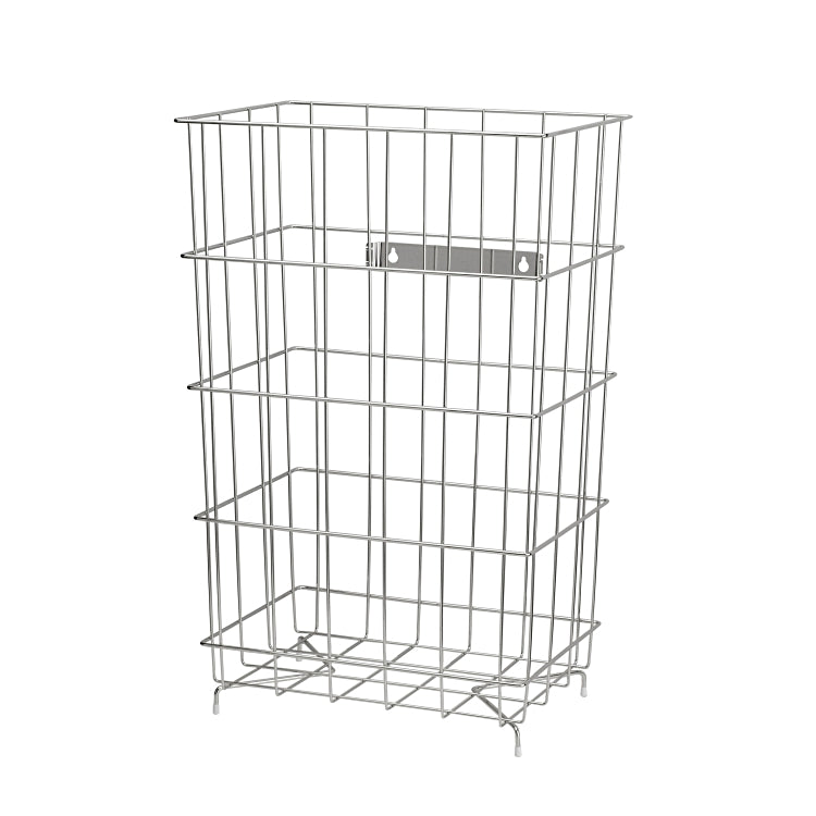 Ophardt Wandabfallbehälter ingo-man SK 60 E – 60 l – Edelstahl – Wandmontage